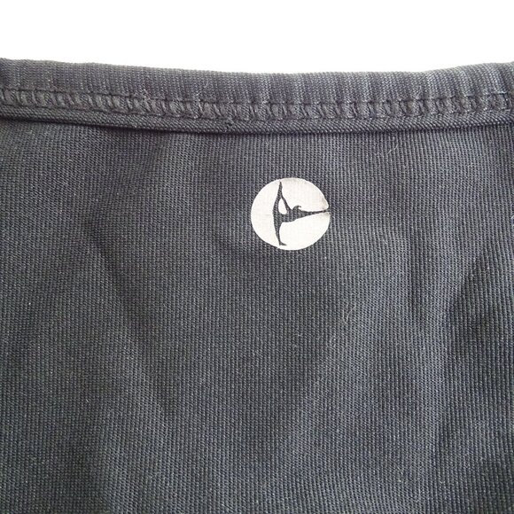 90 Degree By Reflex Black Sports Bra Women Size M Open Back Removeable Pads - Picture 5 of 8